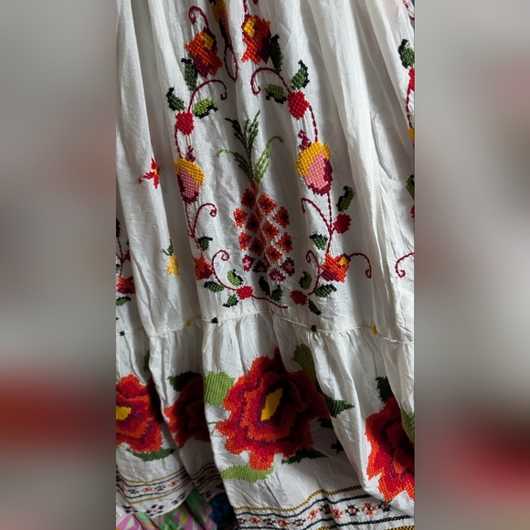 Farm Rio Embroidered Carmina Floral Maxi Dress - Picture 8 of 16